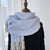 Women's Elegant Minimalist Streetwear Solid Color Imitation Cashmere Polyester Tassel Scarf