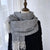 Women's Elegant Simple Style Streetwear Solid Color Imitation Cashmere Polyester Tassel Scarf