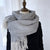 Women's Elegant Minimalist Streetwear Solid Color Imitation Cashmere Polyester Tassel Scarf