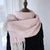 Women's Elegant Simple Style Streetwear Solid Color Imitation Cashmere Polyester Tassel Scarf