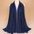 Women's Elegant Solid Color Chiffon Scarf