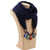 Women's Elegant Solid Color Chiffon Tassel Scarf