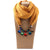 Women's Elegant Solid Color Chiffon Tassel Scarf