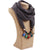 Women's Elegant Solid Color Chiffon Tassel Scarf