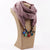 Women's Elegant Solid Color Chiffon Tassel Scarf