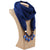 Women's Elegant Solid Color Chiffon Tassel Scarf