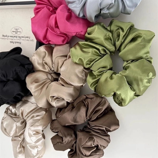 Women's Elegant Solid Color Cloth Hair Tie