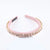 Women's Elegant Solid Color Cloth Rhinestone Knitting Hair Band