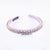 Women's Elegant Solid Color Cloth Rhinestone Knitting Hair Band