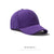 Women's Elegant Solid Color Curved Eaves Baseball Cap