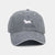 Women's Elegant Solid Color Embroidery Flat Eaves Baseball Cap