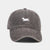 Women's Elegant Solid Color Embroidery Flat Eaves Baseball Cap