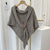 Women's Elegant Solid Color Knit Knitted Shawls