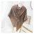 Women's Elegant Solid Color Knit Scarf