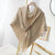 Women's Elegant Solid Color Knit Scarf