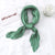 Women's Elegant Solid Color Satin Silk Scarves