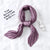 Women's Elegant Solid Color Satin Silk Scarves