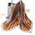 Women's Elegant Streetwear Color Block Stripe Satin Silk Scarf