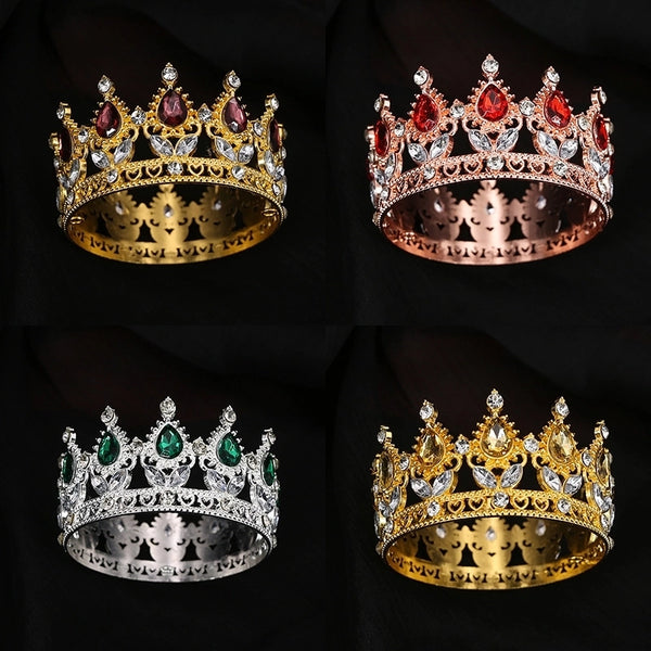 Women's Elegant Streetwear Crown Alloy Plating Inlay Rhinestones Crown