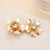 Women's Elegant Streetwear Flower Iron Plating Hair Clip