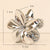 Women's Elegant Streetwear Flower Plastic Plating Hair Claws