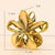 Women's Elegant Streetwear Flower Plastic Plating Hair Claws