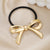 Women's Elegant Streetwear Geometric Bow Knot Alloy Hair Tie