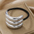 Women's Elegant Streetwear Geometric Bow Knot Alloy Hair Tie