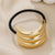 Women's Elegant Streetwear Geometric Bow Knot Alloy Hair Tie