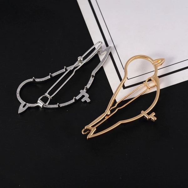 Women's Elegant Streetwear Geometric Metal Plating Hair Clip