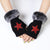 Women's Elegant Streetwear Heart Shape Flower Bow Knot Gloves 1 Piece