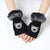 Women's Elegant Streetwear Heart Shape Flower Bow Knot Gloves 1 Piece