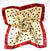 Women's Elegant Streetwear Polka Dots Flower Satin Printing Silk Scarf