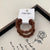 Women's Elegant Streetwear Solid Color Hair Tie