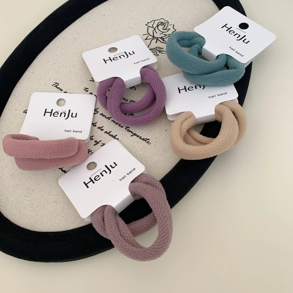 Women's Elegant Streetwear Solid Color Hair Tie