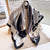 Women's Elegant Stripe Polyester Printing Scarf