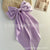 Women's Elegant Sweet Bow Knot Cloth Pearl Hair Clip Hair Tie