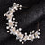 Women's Elegant Sweet Flower Artificial Pearl Alloy Resin Hair Band