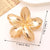 Women's Elegant Sweet Flower Metal Plating Hair Claws