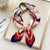 Women's Elegant Sweet Geometric Polyester Printing Silk Scarf