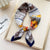 Women's Elegant Sweet Geometric Polyester Printing Silk Scarf