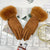 Women's Elegant Sweet Solid Color Gloves 1 Pair