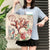 Women's Ethnic Style Butterfly Canvas Shopping Bags