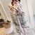 Women's Ethnic Style Flower Thick Twill Cotton Printing Shawl