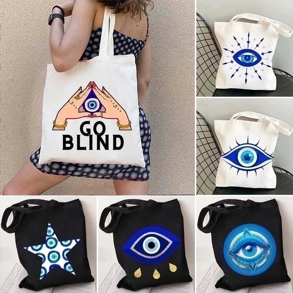 Women's Eye Vacation Canvas Bag