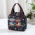 Women's Fashion Butterfly Cotton And Linen Shopping Bags