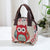 Women's Fashion Butterfly Cotton And Linen Shopping Bags