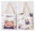 Women's Fashion Cartoon Letter Shopping Bags