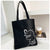 Women's Fashion Cartoon Oxford Cloth Shopping Bags