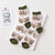 Women's Fashion Cat Cotton Crew Socks